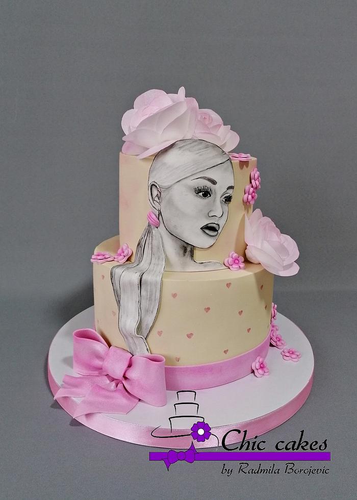 Ariana Grande cake....