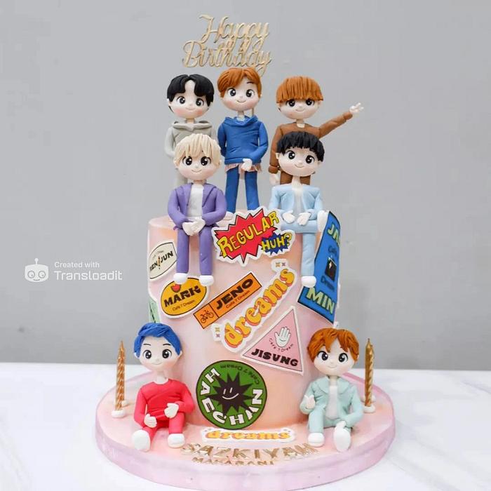 NCT Dream-Themed Birthday Cake