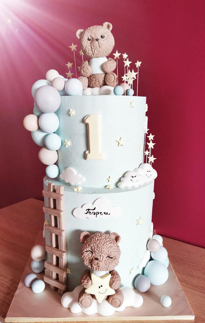 Teddy bears cake