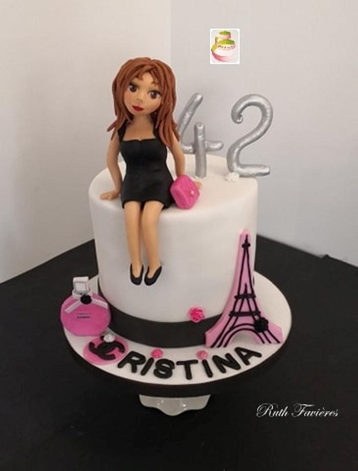 Miss Chic on the Cake