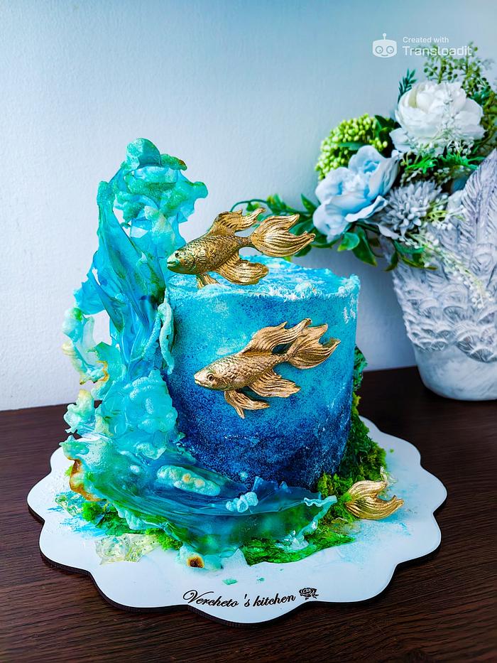 Gold fish cake