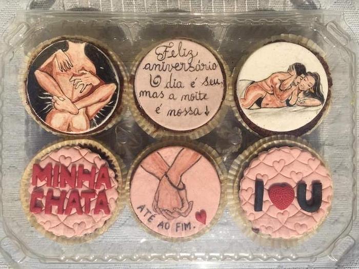 Valentines days cupcakes