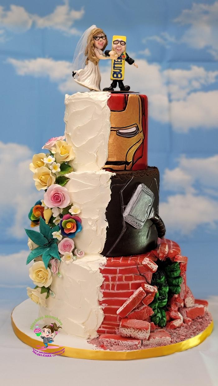 SUPER Compromise Wedding Cake