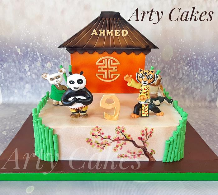 Kung fu panda cake  by Arty Cakes 