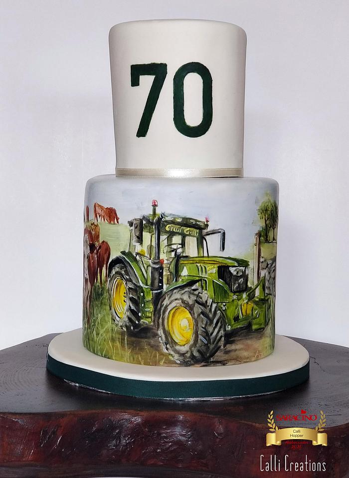 70th Farm Cake 