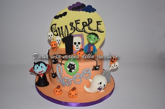 Halloween cake baby