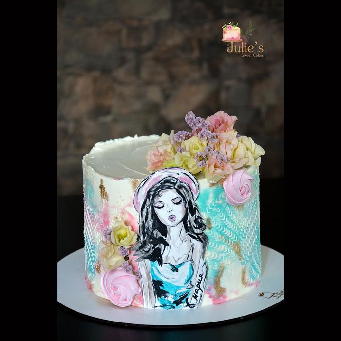 Sweet 16 Bday cake :)