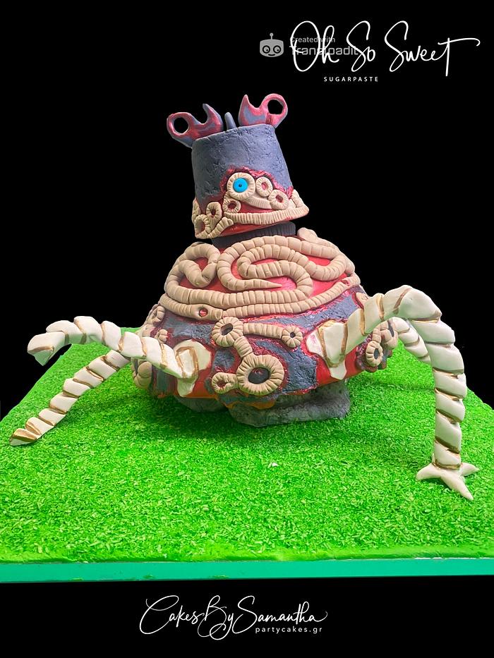 A Broken Guardian Cake from the game Zelda