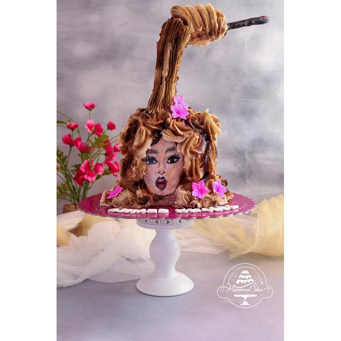 Hairdresser cake
