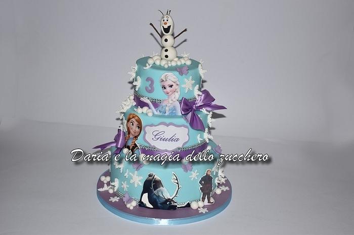 Frozen Disney cake