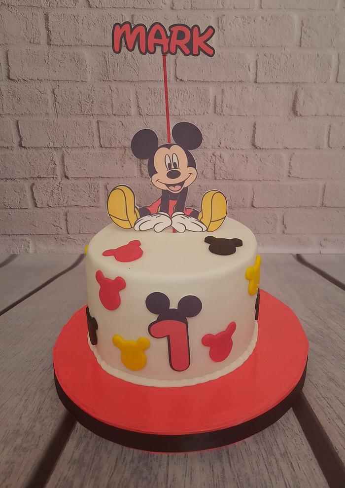 "Mickey Mouse Cake"