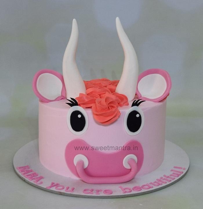 Bull face cake