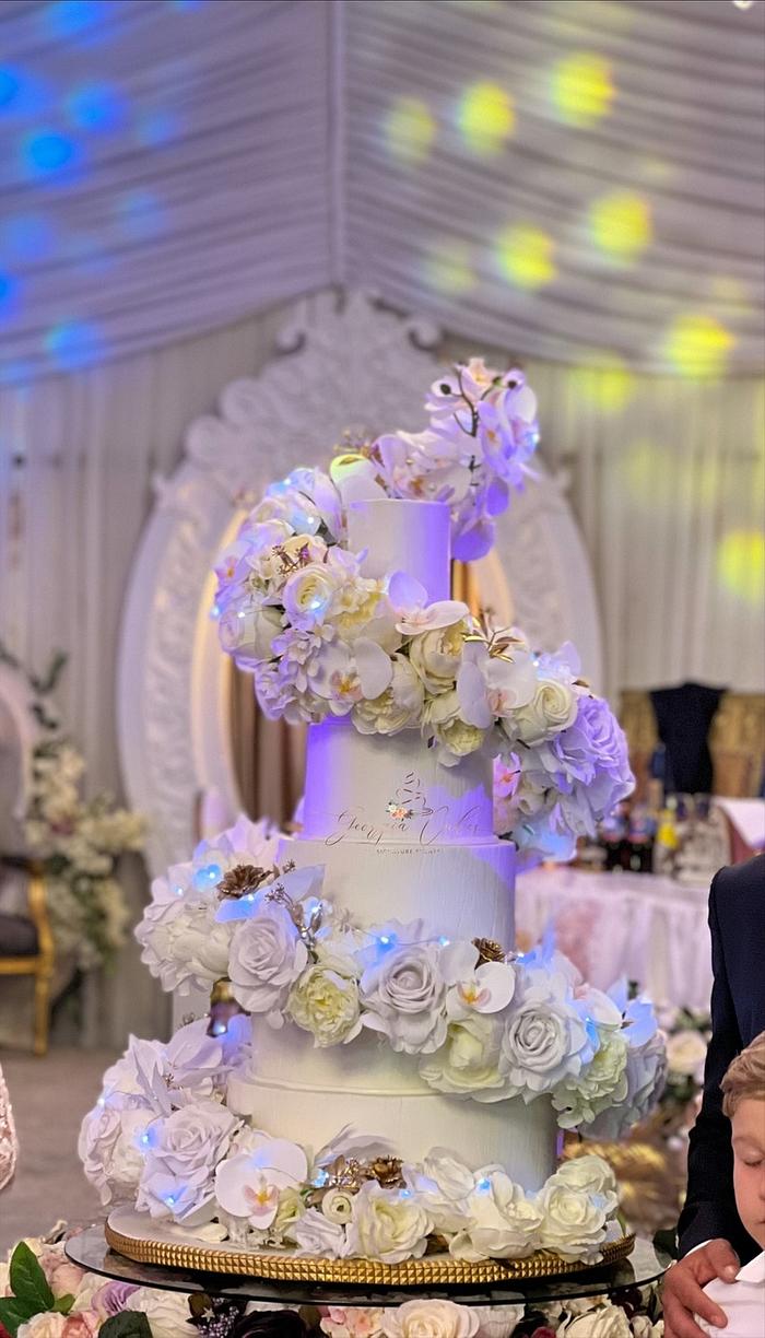 wedding cakes flower 