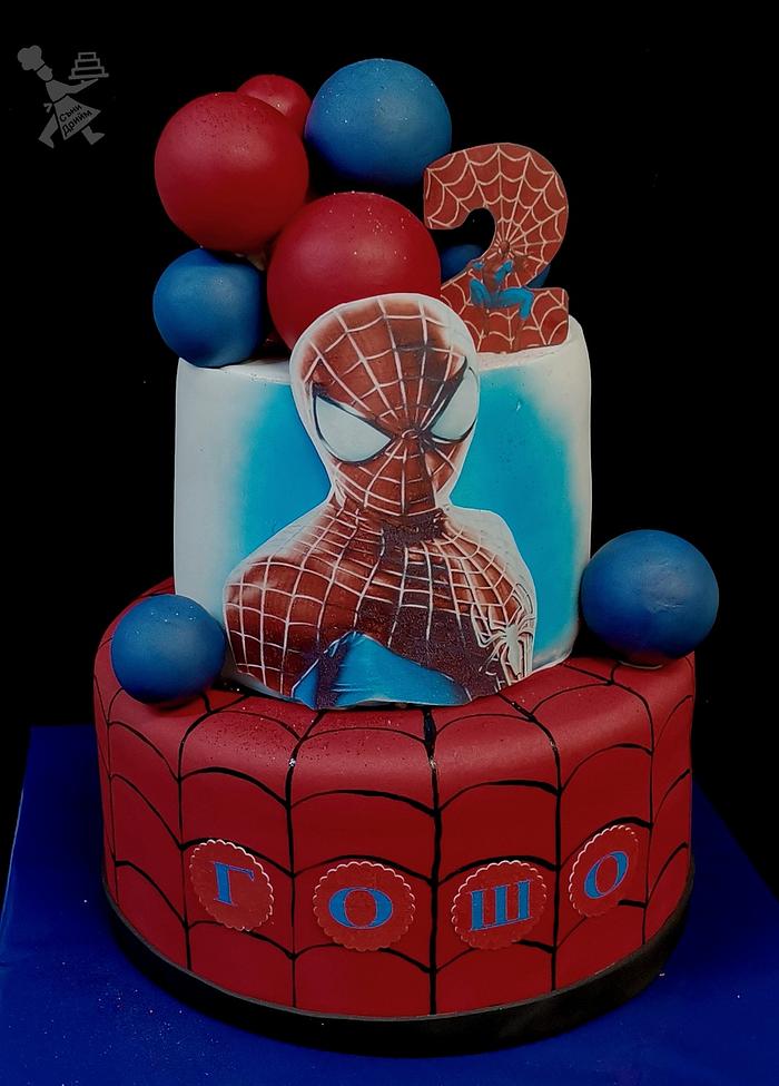 Cake Spiderman 