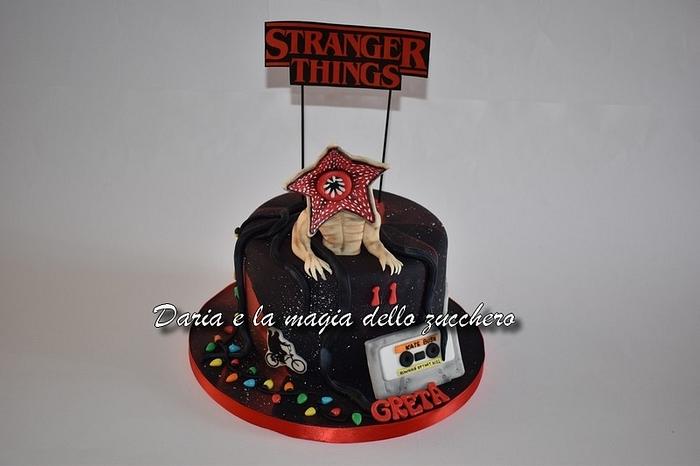 Stranger things cake