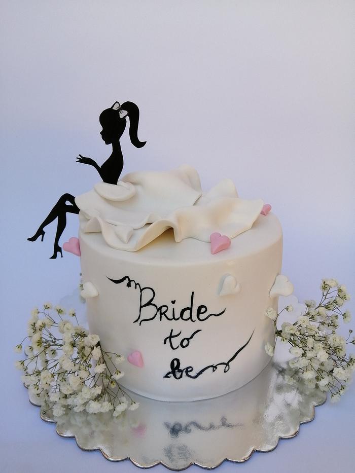 Bachelorette Party Cake, Bride To Be Cake