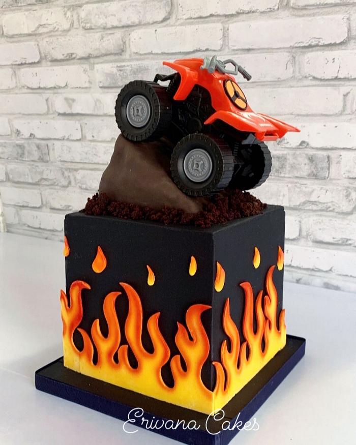 Monster truck  Flame Cake