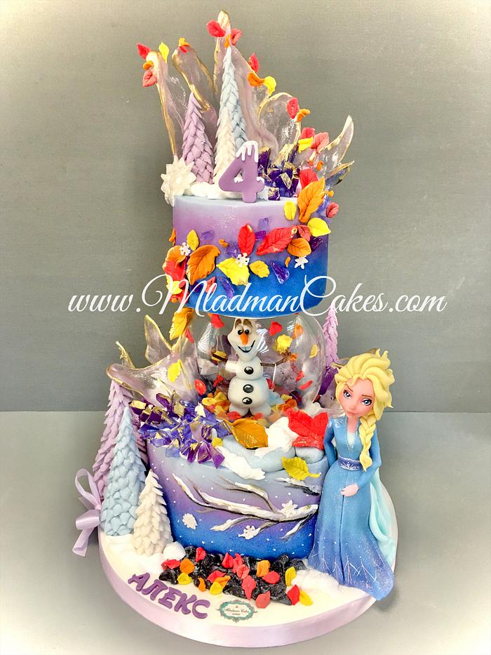 Elsa Frozen 2 Cake / Торта Елза от Замръзналото кралство 2