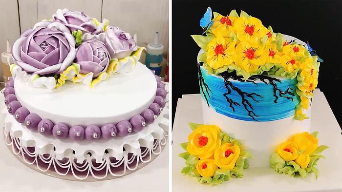 Top Yummy Cake Decorating For Summer | Most Satisfying Cake Videos | Cake  videos youtube, Colorful cakes, Cake videos