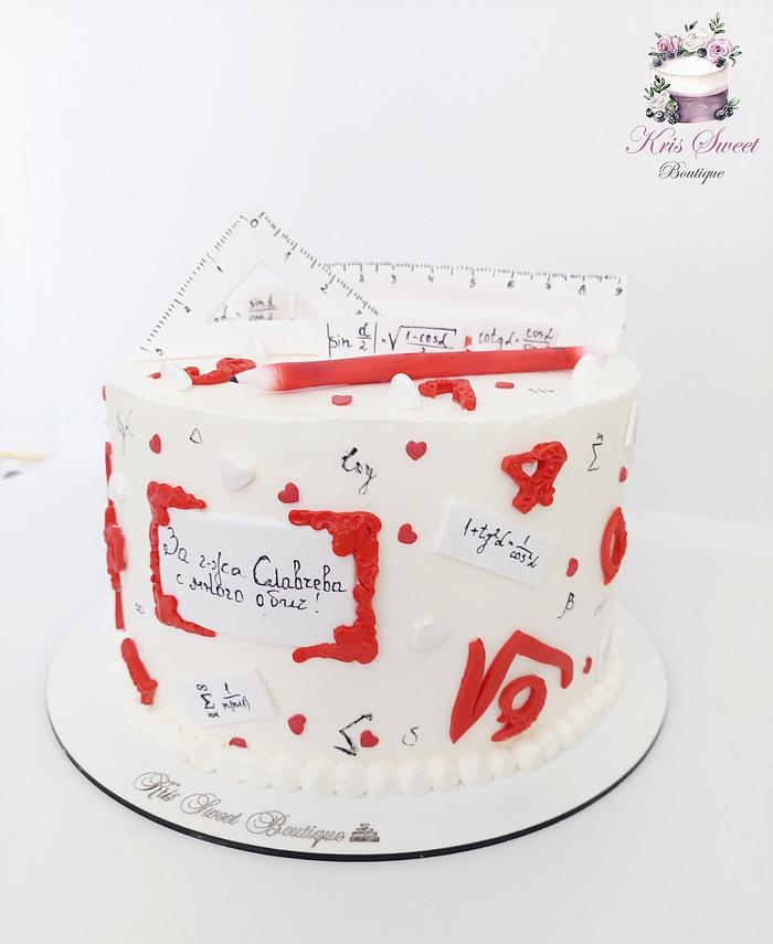 Maths cake