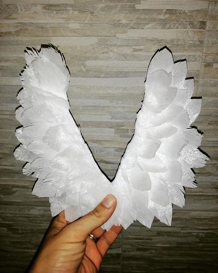 Waffer paper wings