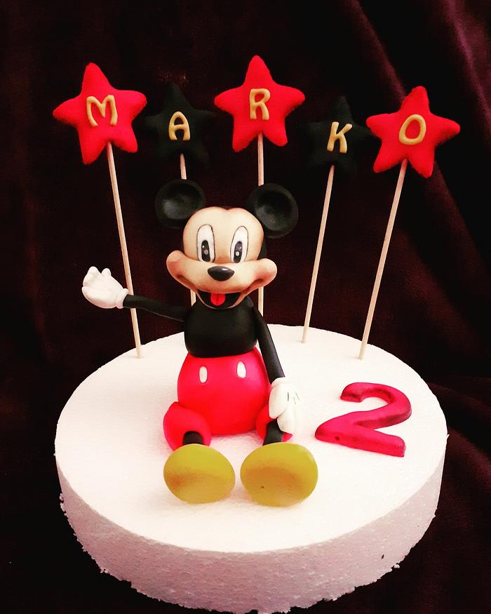 Mickey mouse cake topper