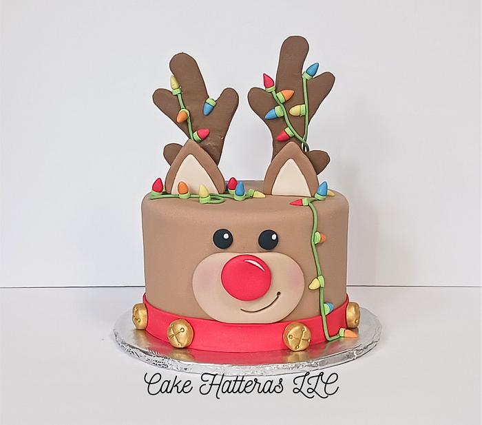 Reindeer Cake - Decorated Cake by Donna Tokazowski- Cake - CakesDecor