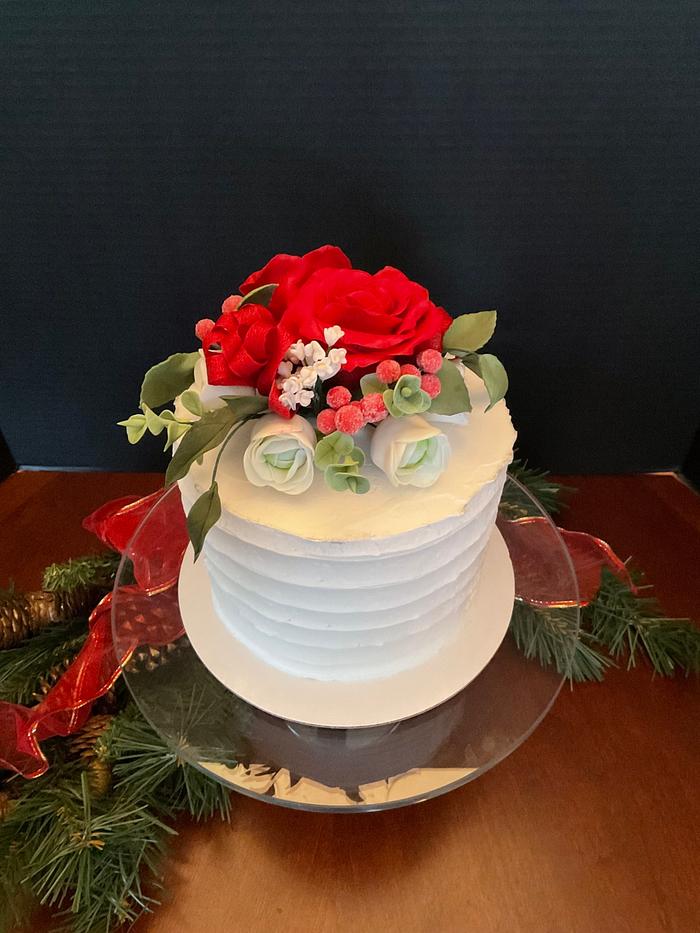 A Christmas Wedding Cake