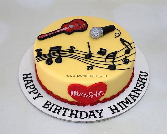 Music lover cake