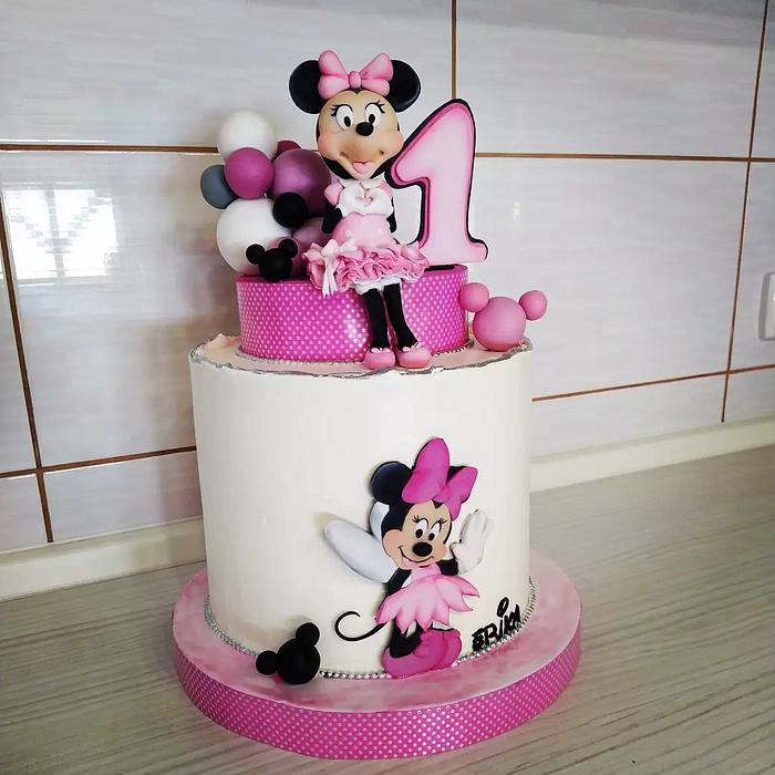 Minnie Mouse cake for my niece