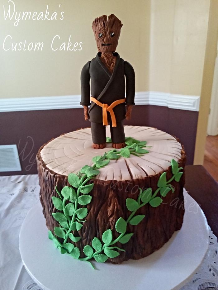 Karate Groot Cake