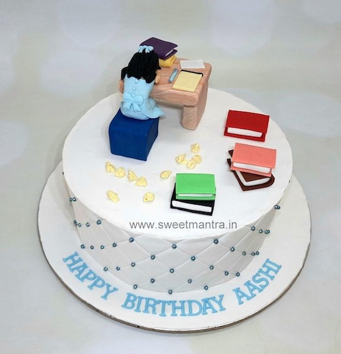 Exam study cake