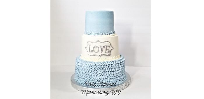  Blue Wedding Cake