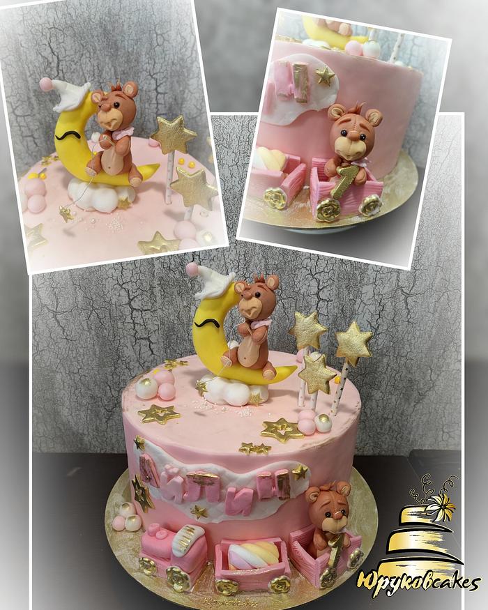 Bear cake. Birthday party