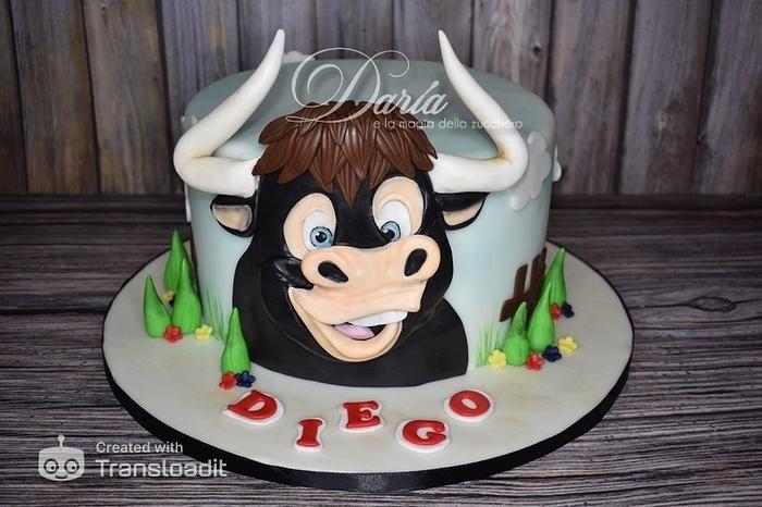 Ferdinand the bull cake