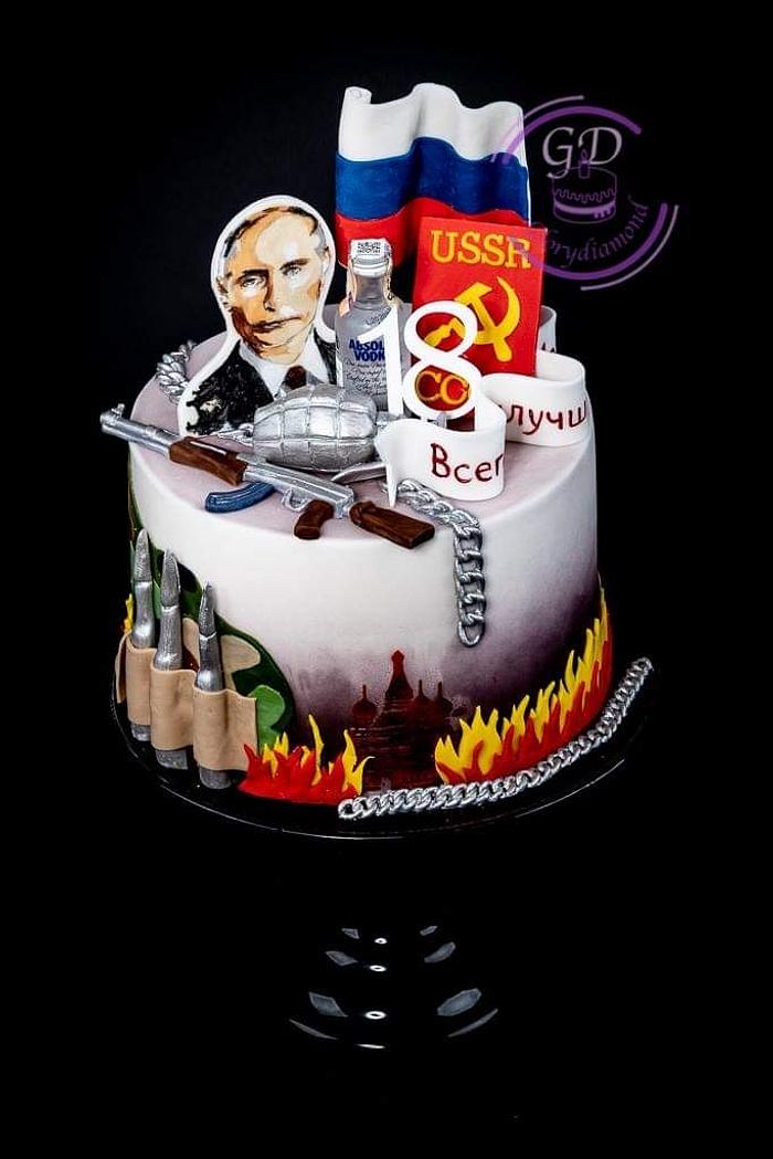 Russia, ACDC cake