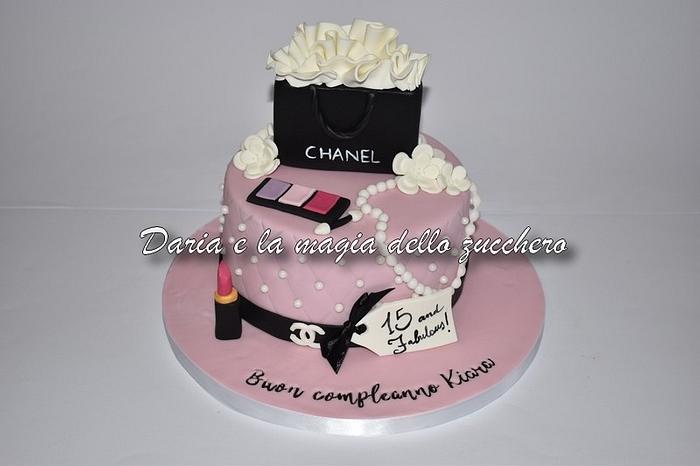 Chanel fashion cake