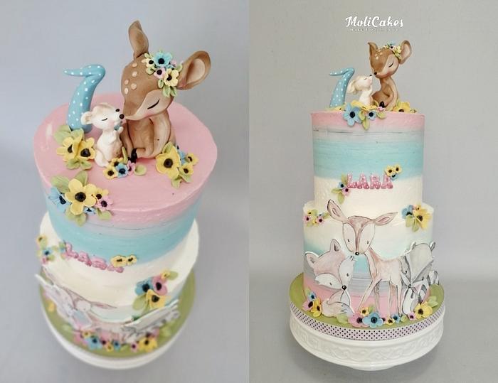 Coolest Zoo Animal Cake
