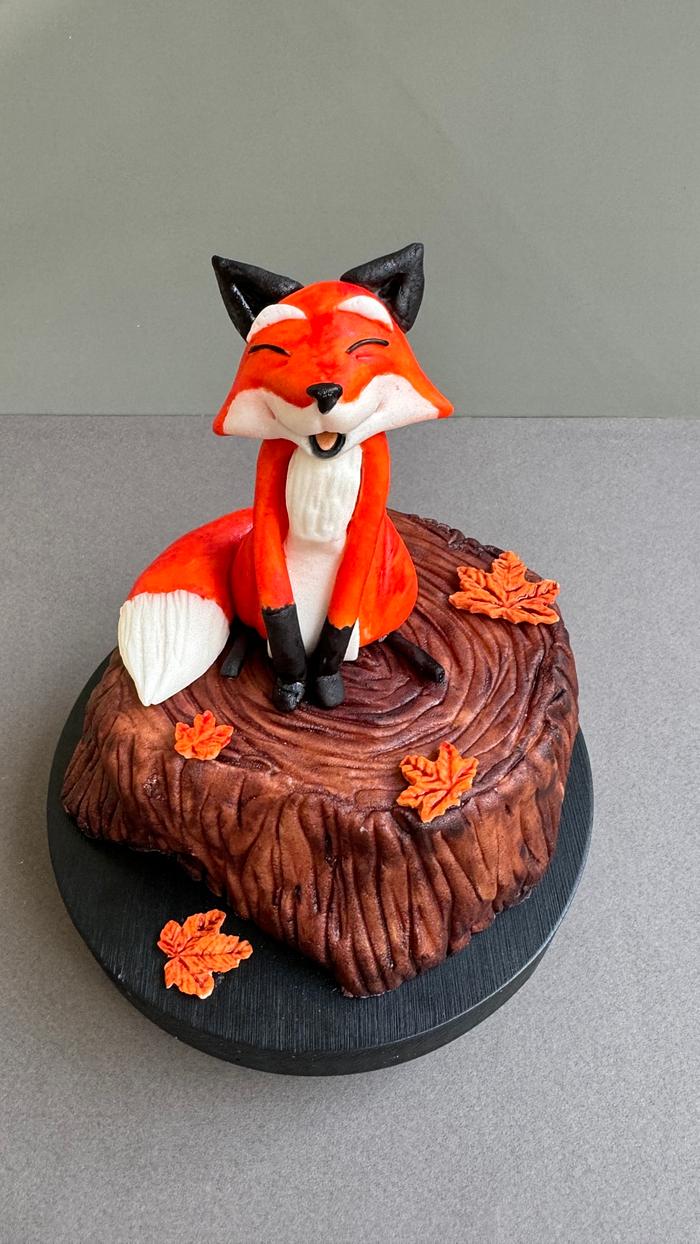 Cake topper Fox