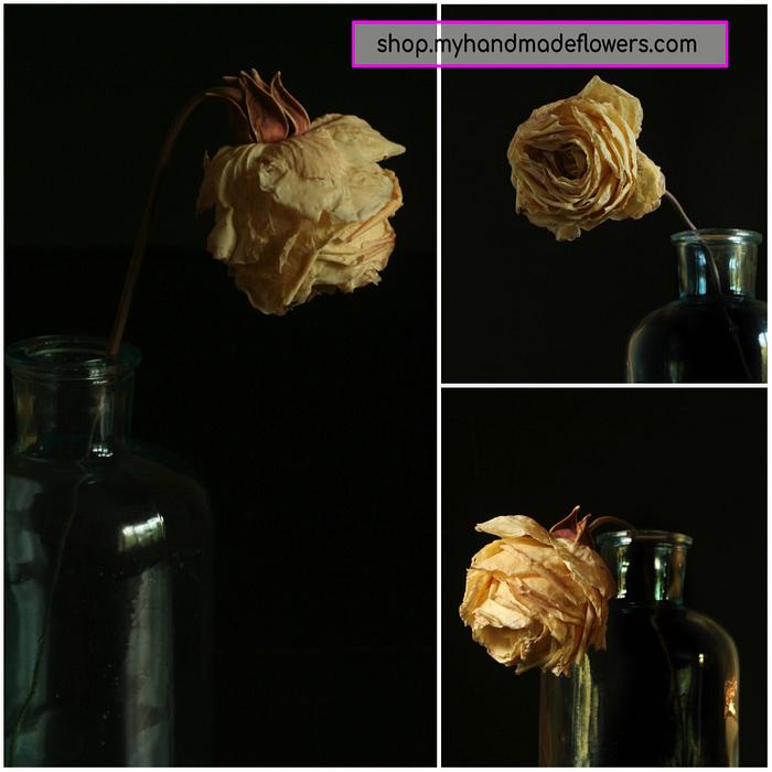 Faded Rose Flower ( Made with FR Veiner )