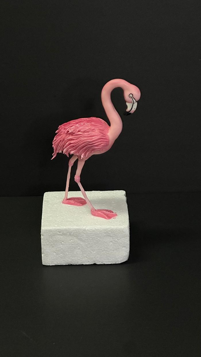 Cake topper pink flamingo 🦩 