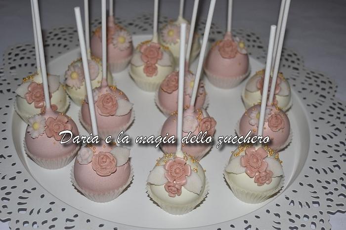 Floral cakepops