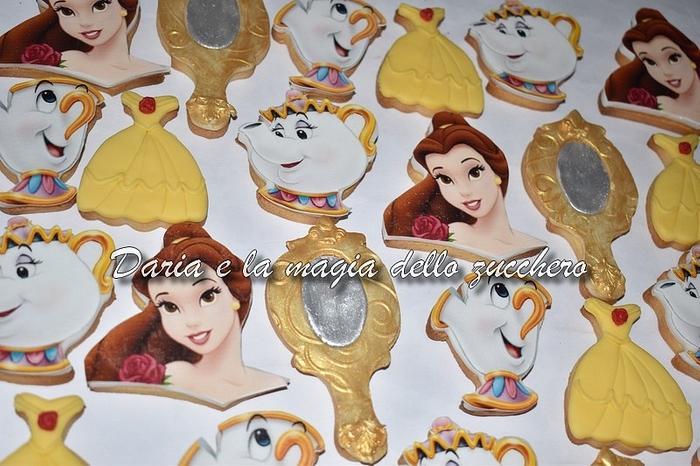 Beauty and the beast cookies