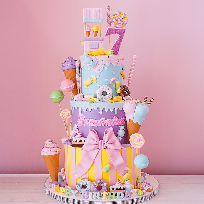 Amazing Candy Theme Cake