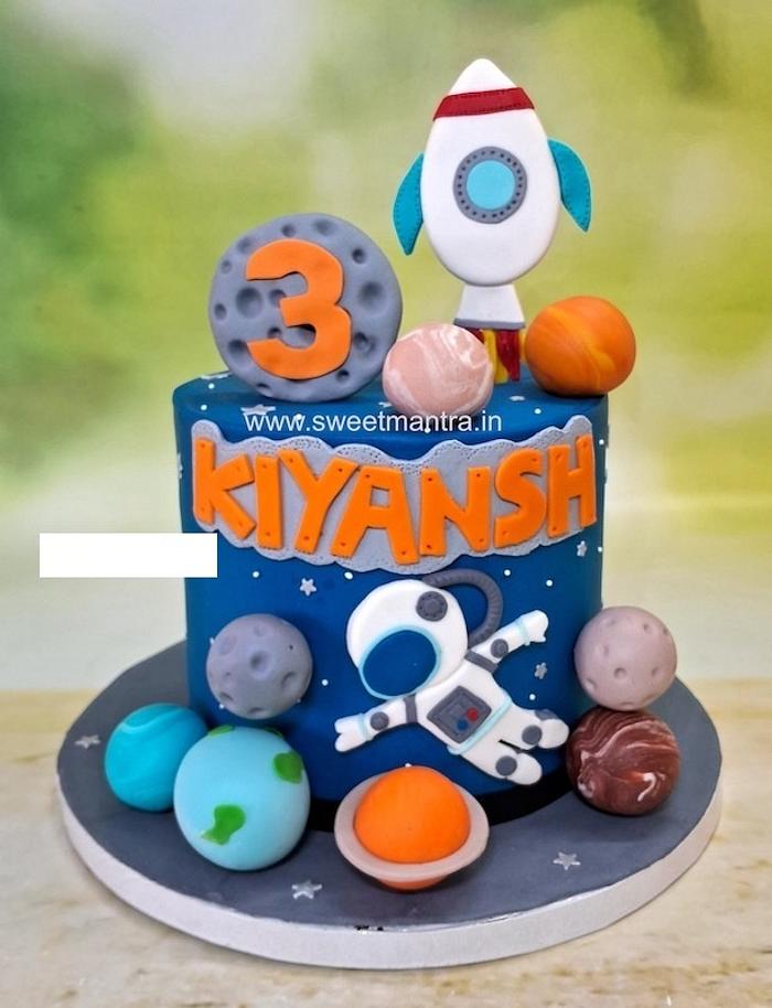 Astronaut and Rocket cake