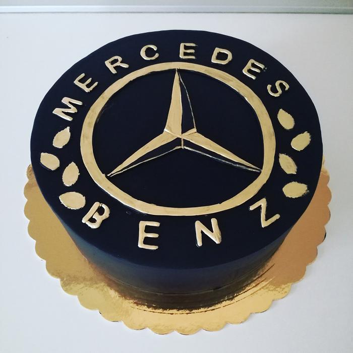 Personalised Mercedes Inspired Car Logo Cake Topper Mercedes - Etsy Sweden