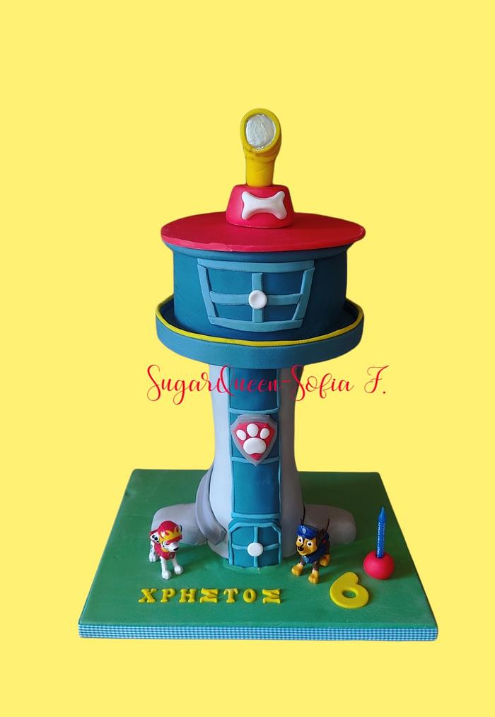 P.P.tower cake 