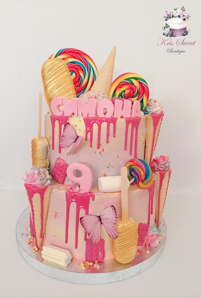 Candy Cake Decorated Cake By Kristina Mineva CakesDecor