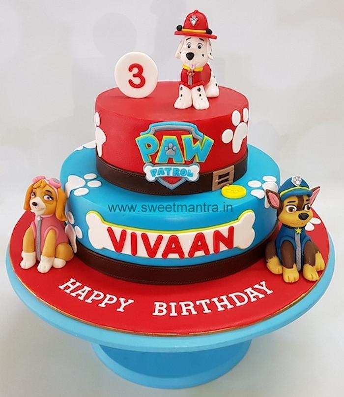 Paw Patrol tier cake