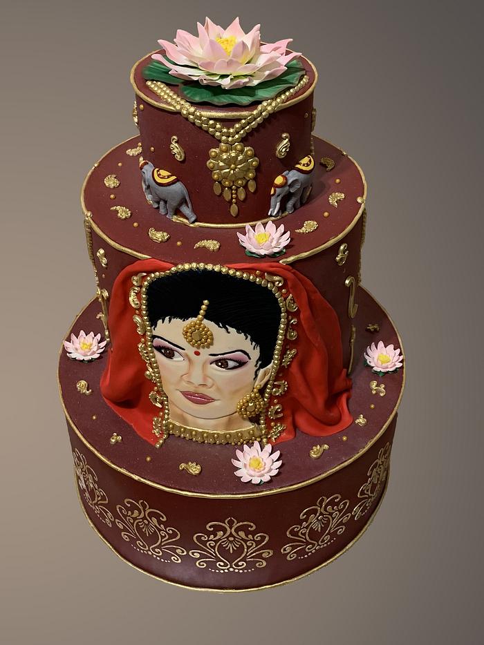 Wedding cake - indian culture 